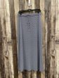 Skirt Maxi By Michael By Michael Kors In Blue & White, Size: M Online now