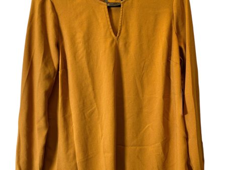 Top Long Sleeve By Thalia Sodi In Yellow, Size: M Cheap