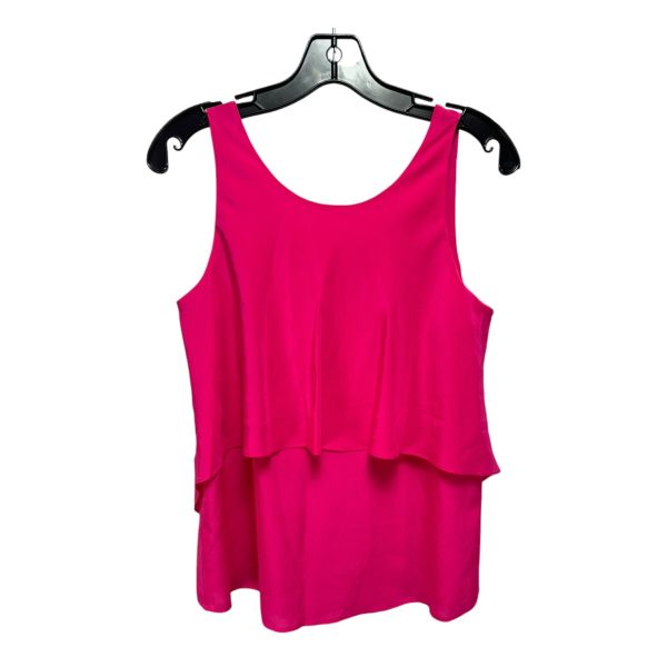 Silk Top Sleeveless By Trina Turk In Pink, Size: S For Discount