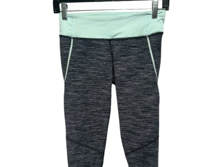 Athletic Capris By Lululemon In Grey, Size: 4 Online Hot Sale