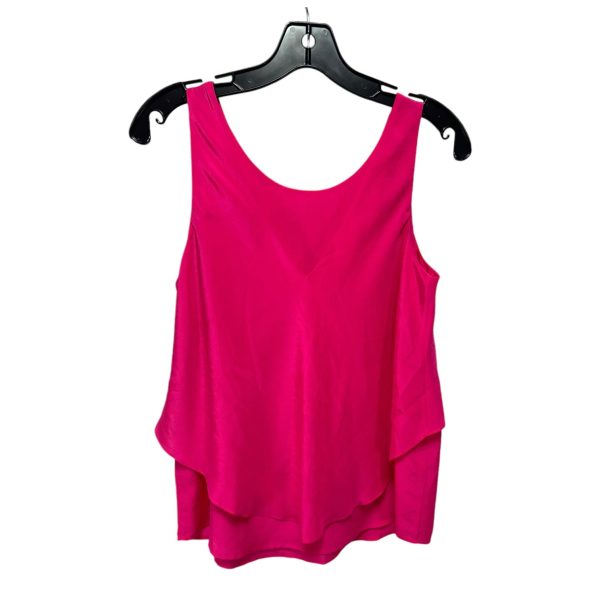 Silk Top Sleeveless By Trina Turk In Pink, Size: S For Discount