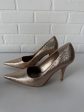 Shoes Heels Block By Nine West In Gold, Size: 6.5 For Cheap