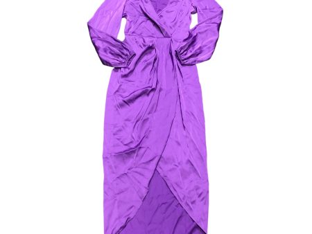 Dress Party Midi By Shein In Purple, Size: S on Sale