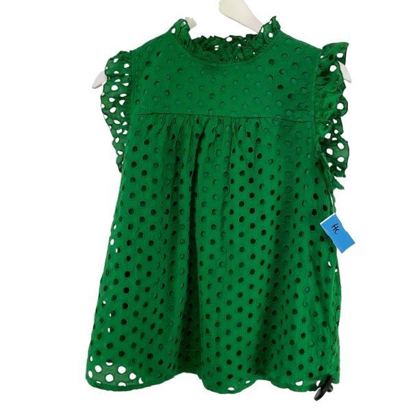 Top Sleeveless By Jodifl In Green, Size: S Hot on Sale