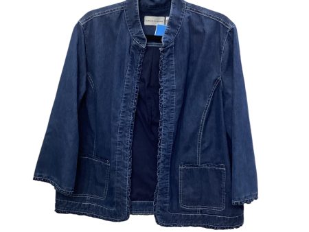 Jacket Denim By Alfred Dunner In Blue Denim, Size: Xl For Cheap