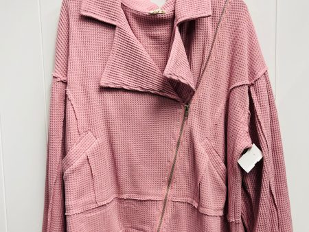 Jacket Moto By Pol In Pink, Size: L Fashion