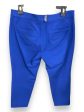 Pants Cropped By Banana Republic In Blue, Size: 8 For Sale