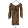 Dress Casual Short By Pretty Little Thing In Brown, Size: M For Discount