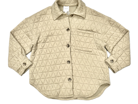 Jacket Shirt By Le Lis In Tan, Size: S For Discount