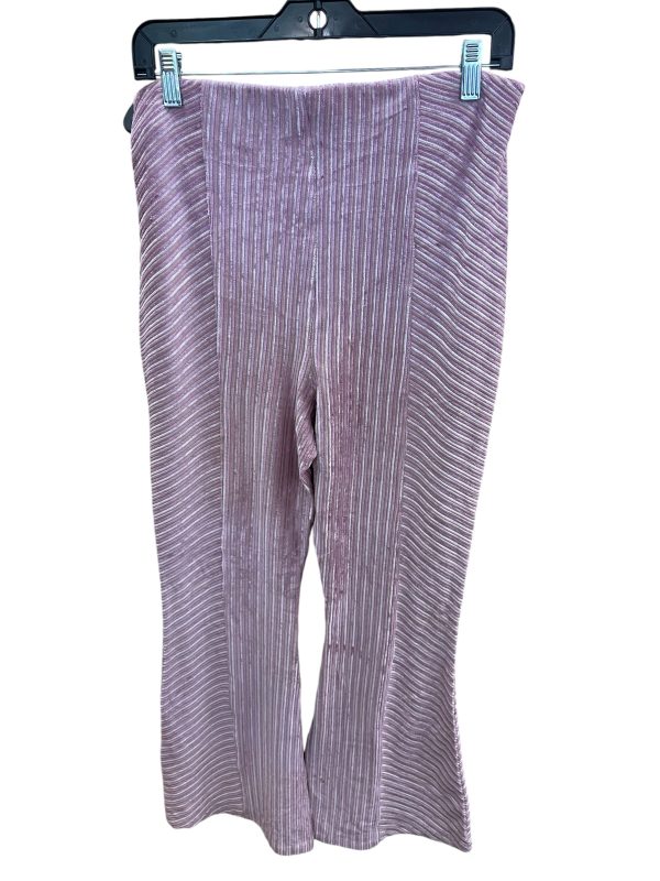 Pants Corduroy By Free People In Purple, Size: L on Sale