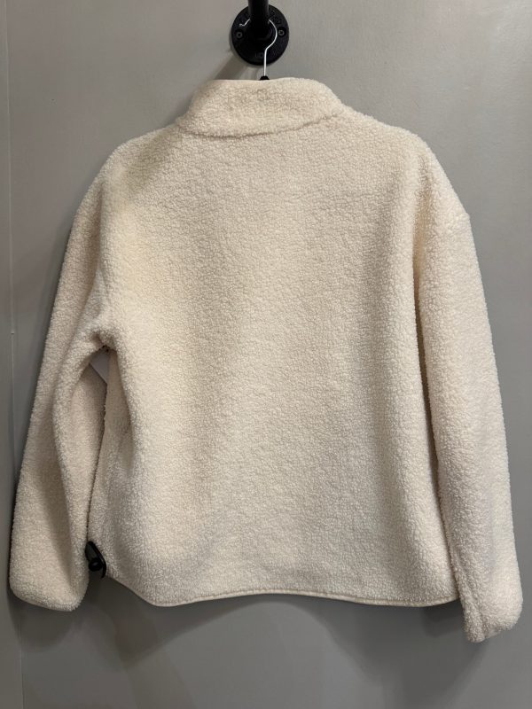 Jacket Fleece By Te Verde In Cream, Size: M Cheap