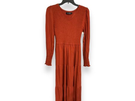 Dress Casual Maxi By Clothes Mentor In Orange, Size: S Online Hot Sale