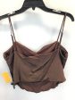 Top Sleeveless By Zara In Brown, Size: Xl Cheap