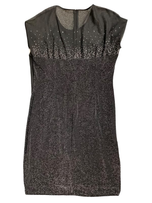 Dress Party Short By Calvin Klein In Black & Silver, Size: 14 Online now