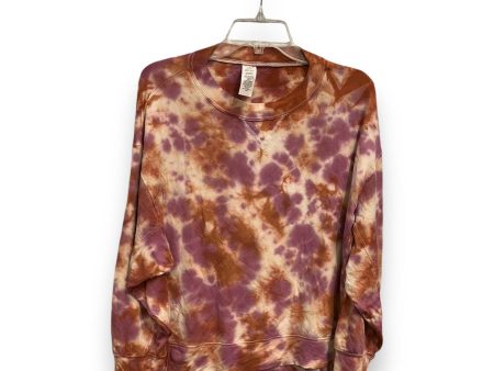 Athletic Top Long Sleeve Collar By Joy Lab In Tie Dye Print, Size: S Cheap