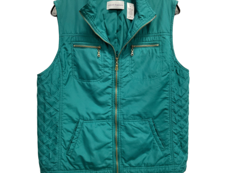 Vest Puffer & Quilted By Alfred Dunner In Green, Size: M For Sale