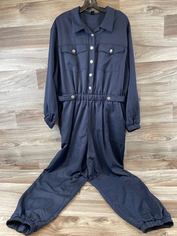 Jumpsuit By Shein In Navy, Size: 2x For Cheap