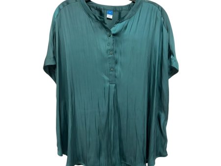 Top Sleeveless By Old Navy In Green, Size: 2x For Cheap