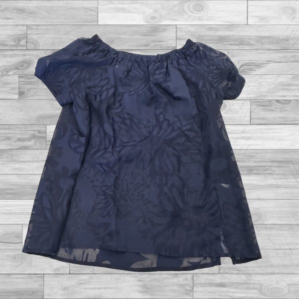 Top Short Sleeve Designer By Lilly Pulitzer In Navy, Size: M on Sale