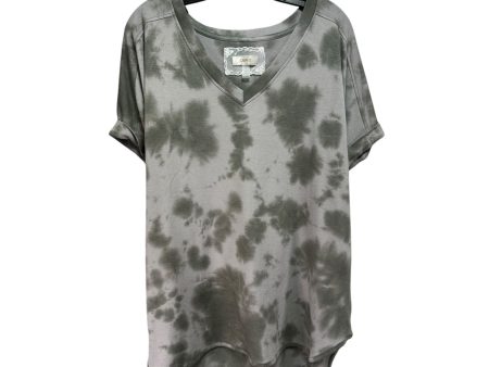 Top Short Sleeve By Cupio In Tie Dye Print, Size: 2x Supply