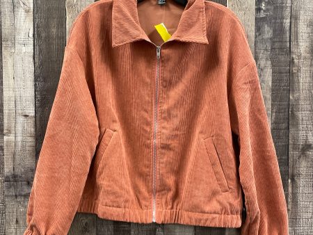 Jacket Moto By Shein In Orange, Size: S Sale