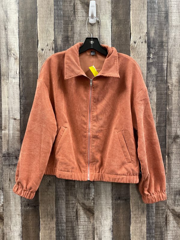 Jacket Moto By Shein In Orange, Size: S Sale