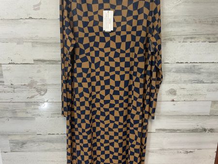 Dress Casual Maxi By Eloquii In Brown, Size: Xxl Online Sale