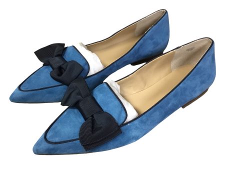 Shoes Flats By Ann Taylor In Blue, Size: 10 on Sale