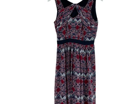 Dress Casual Midi By Adrianna Papell In Red, Size: 4 on Sale