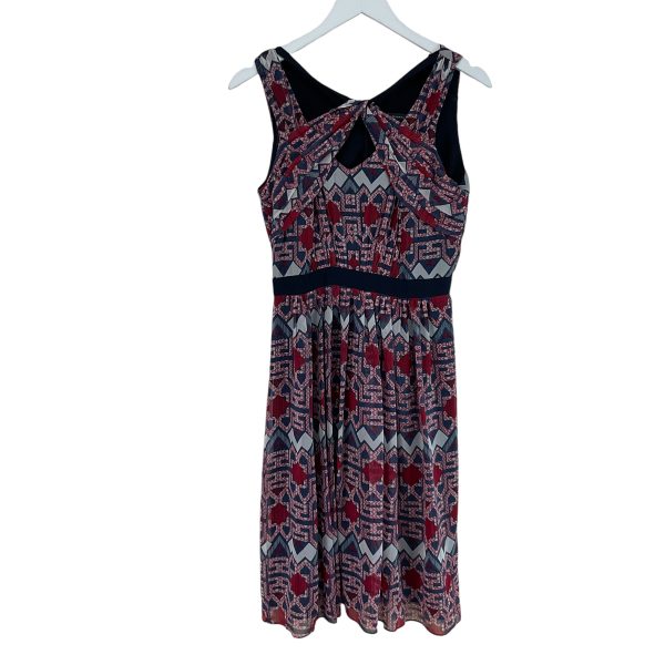 Dress Casual Midi By Adrianna Papell In Red, Size: 4 on Sale