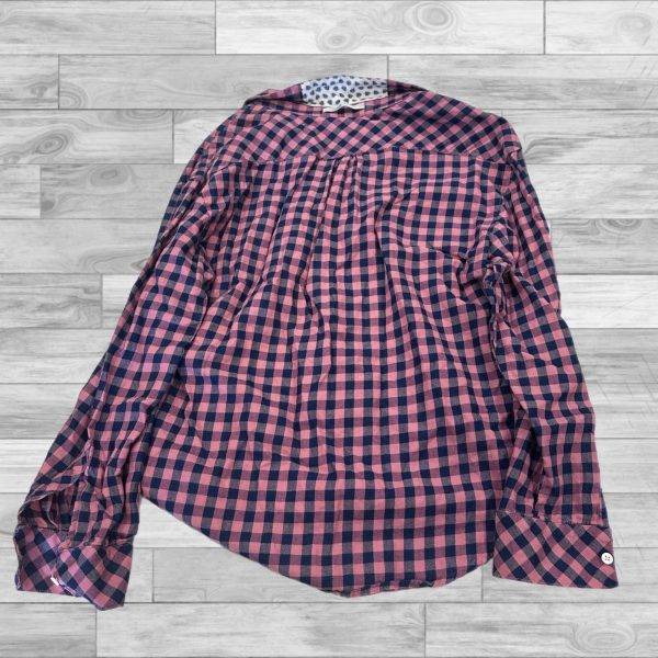 Top Long Sleeve By Tommy Bahama In Checkered Pattern, Size: S Sale