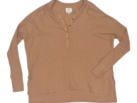 Top Ls By Aerie In Tan, Size:Xs Fashion