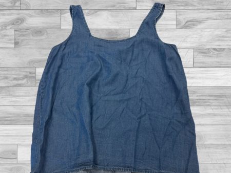 Top Sleeveless By Loft In Blue, Size: M Fashion