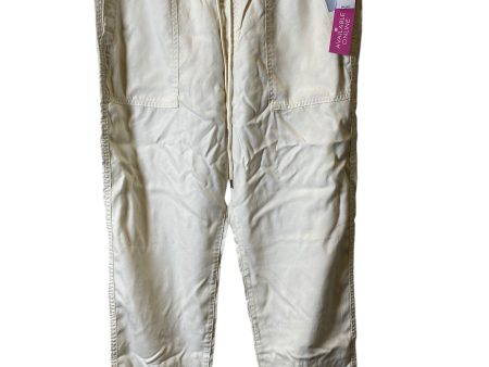 Pants Linen By Gap In Ivory, Size: 8 Cheap