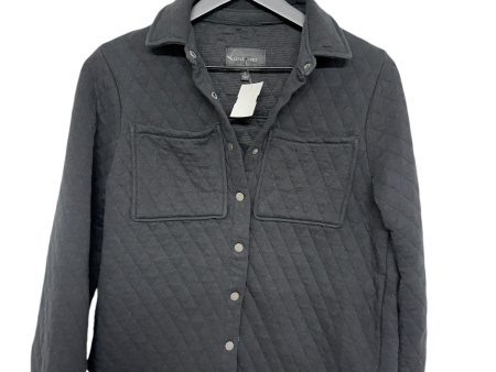 Jacket Shirt By Love Tree In Black, Size: S on Sale