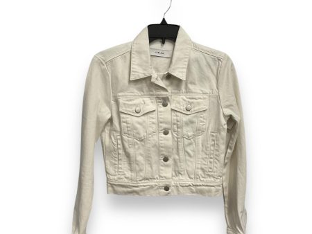 Jacket Denim By J Brand In White, Size: Xs Sale