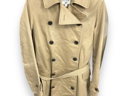 Coat Trench Coat By Clothes Mentor In Tan, Size: M Cheap