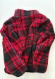 Jacket Fleece By Chaps In Plaid Pattern, Size: L Discount