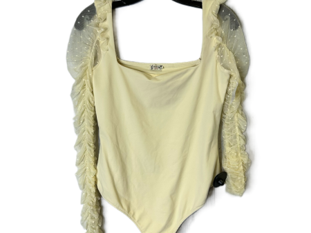 Bodysuit By Free People In Cream, Size: M Fashion