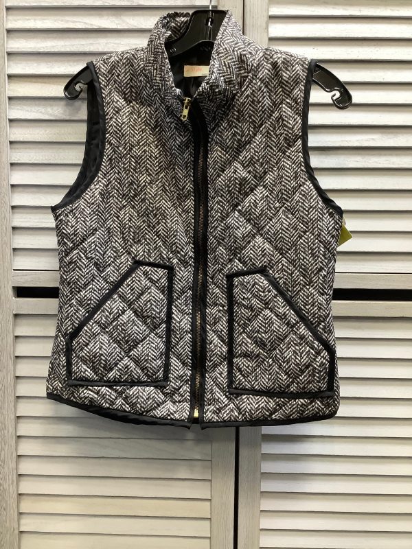 Vest Puffer & Quilted By Clothes Mentor In Black White, Size: S Cheap