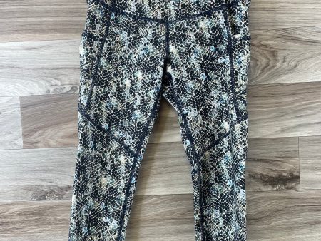 Athletic Capris By Evolution In Snakeskin Print, Size: M Online