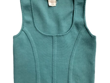 Top Sleeveless Basic By Clothes Mentor In Teal, Size: S For Discount