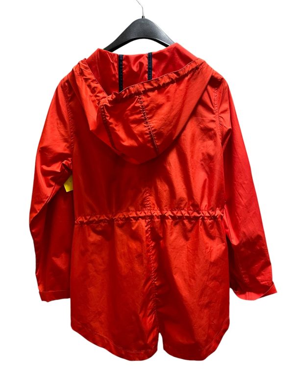 Jacket Windbreaker By Clothes Mentor In Orange, Size: S Online now