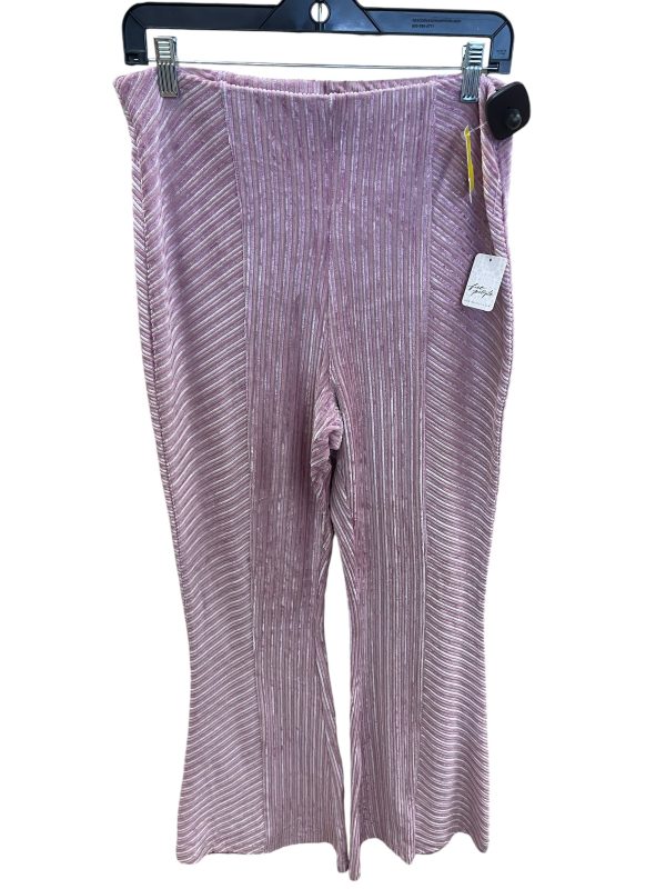 Pants Corduroy By Free People In Purple, Size: L on Sale