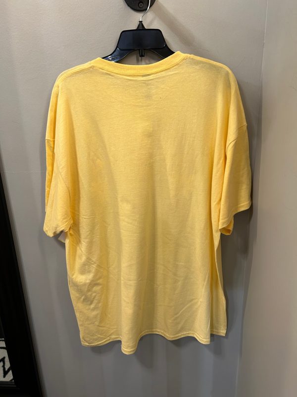 Top Short Sleeve Basic By Gildan In Yellow, Size: 2x Online Hot Sale