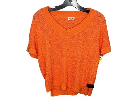 Top Short Sleeve By Bibi In Orange, Size: S Online Sale