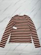 Top Long Sleeve By Anthropologie In Striped Pattern, Size: Xl Online Sale