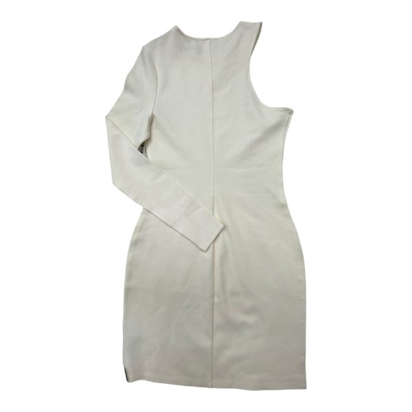 Dress Party Midi By Abercrombie And Fitch In Cream, Size: S For Cheap