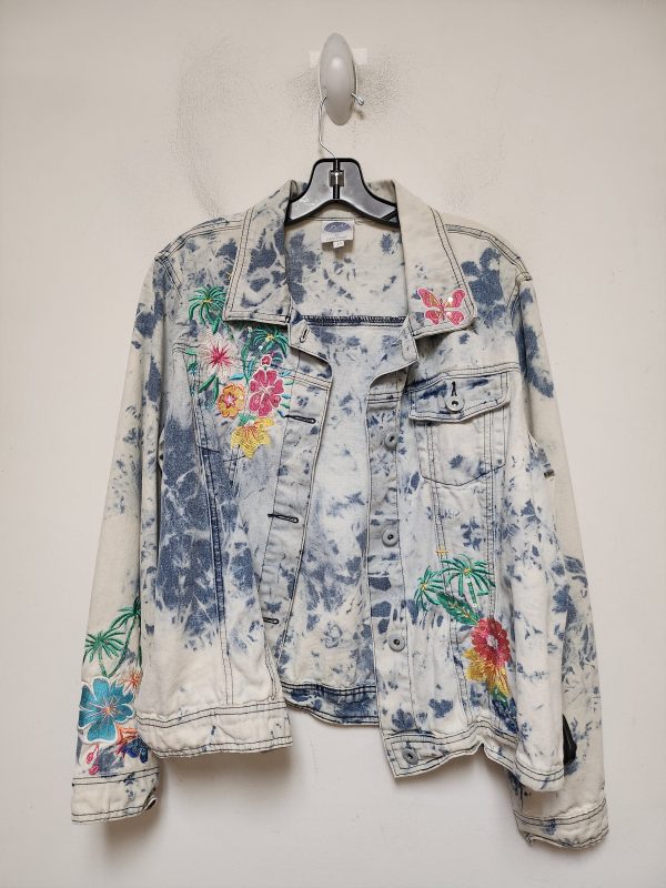 Jacket Denim By Diane Gilman In Blue Denim, Size: L Supply