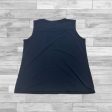 Top Sleeveless By Jones New York In Navy, Size: L Fashion